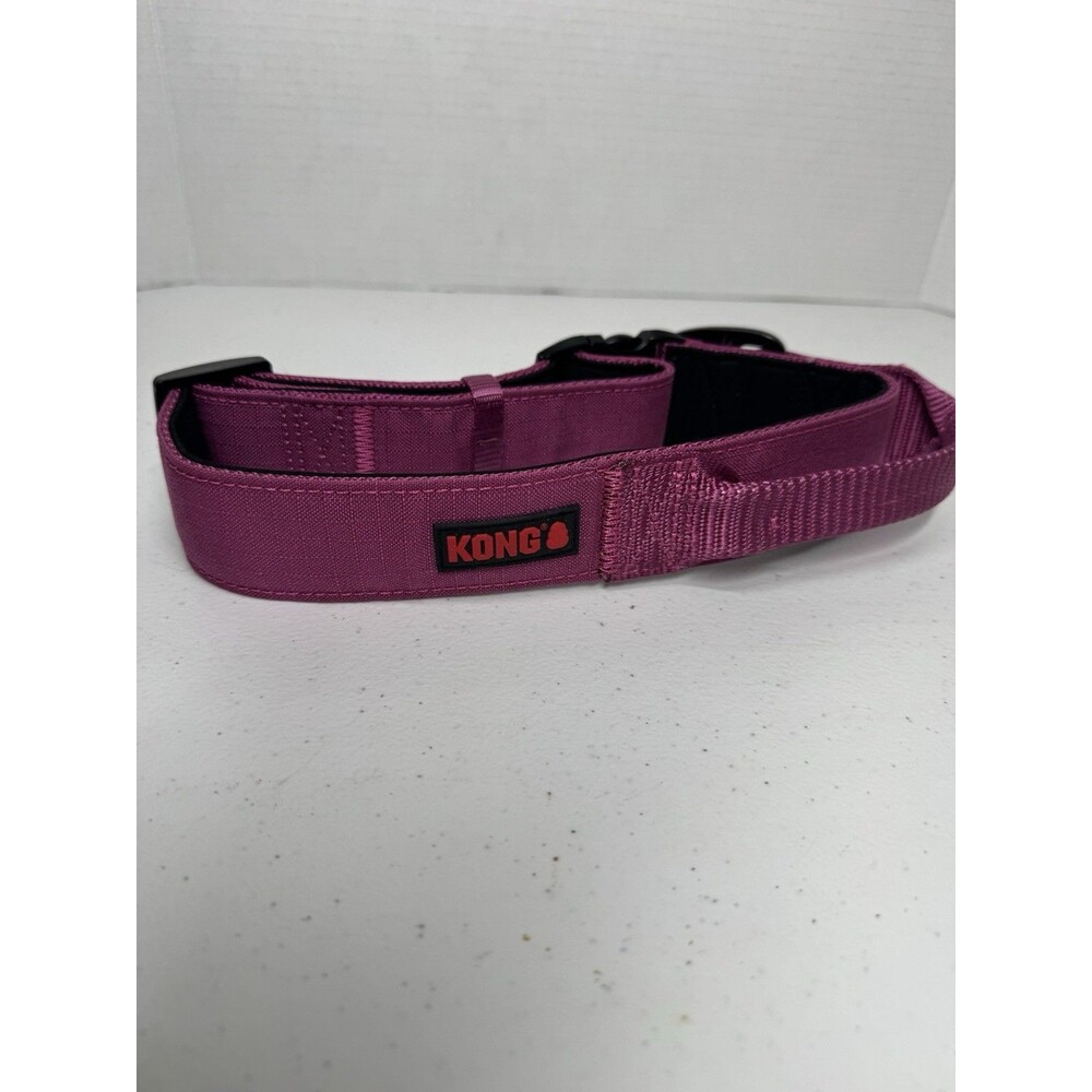 KONG Large Pink Dog Collar Ultra Durable Padded Handle Adjustable Control